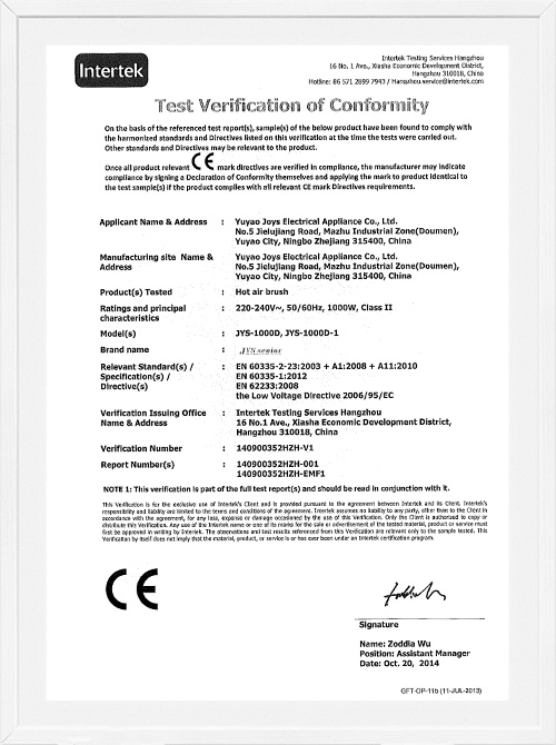 LVD certificering