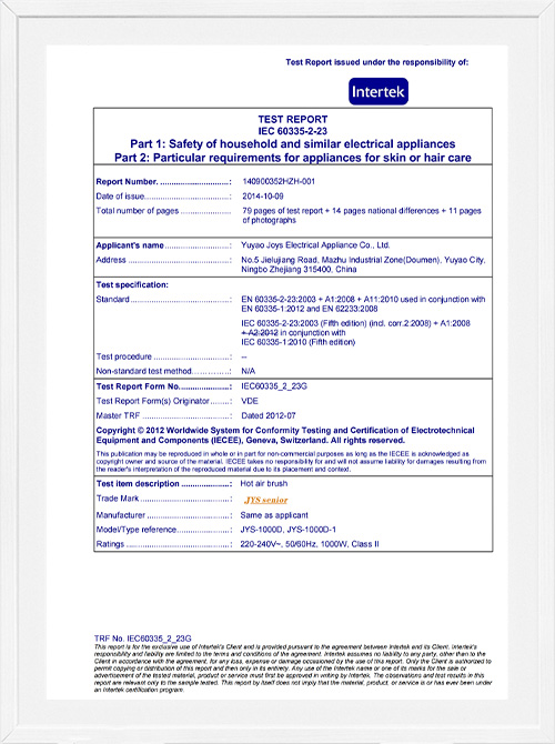 VDE certificering